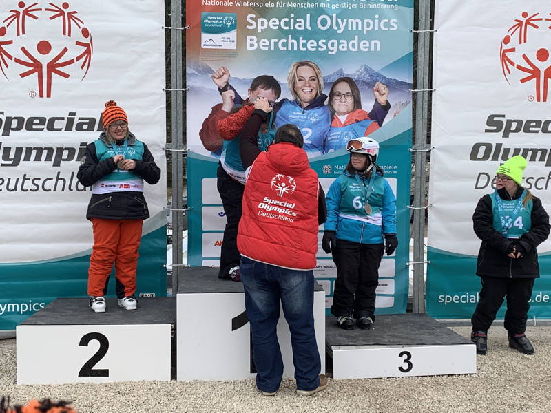 Siegerehrung Special Olympic